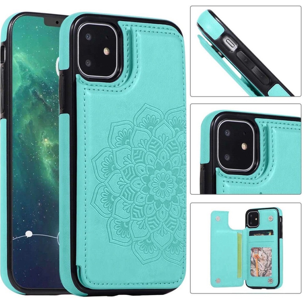 iPhone 14 Embossed Card Holder Wallet - Picture 1 of 1